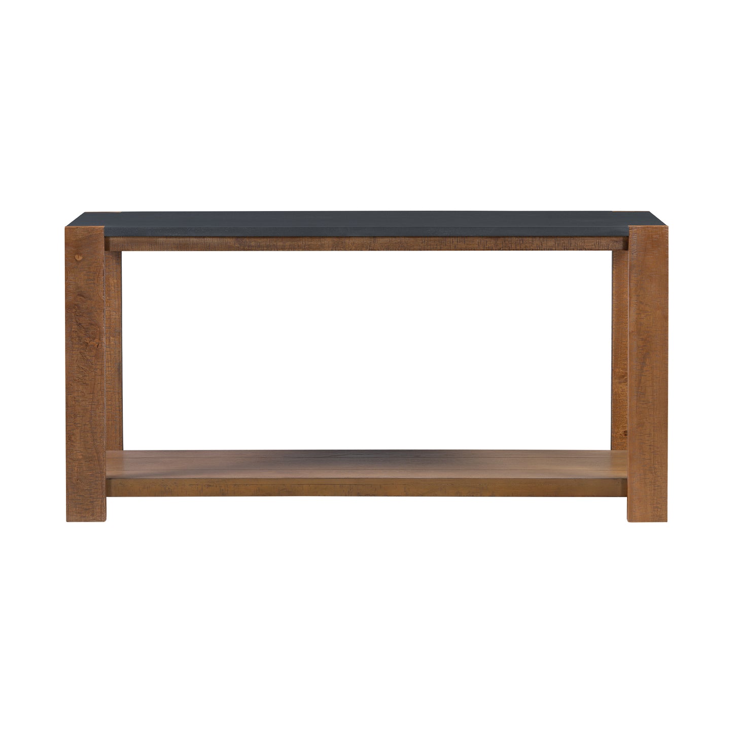 Distinctive Features of a Minimalist Console Table with Bottom Shelf and Four Legs, Suitable for Entryway, Hallway, Living Room, Foyer, Corridor