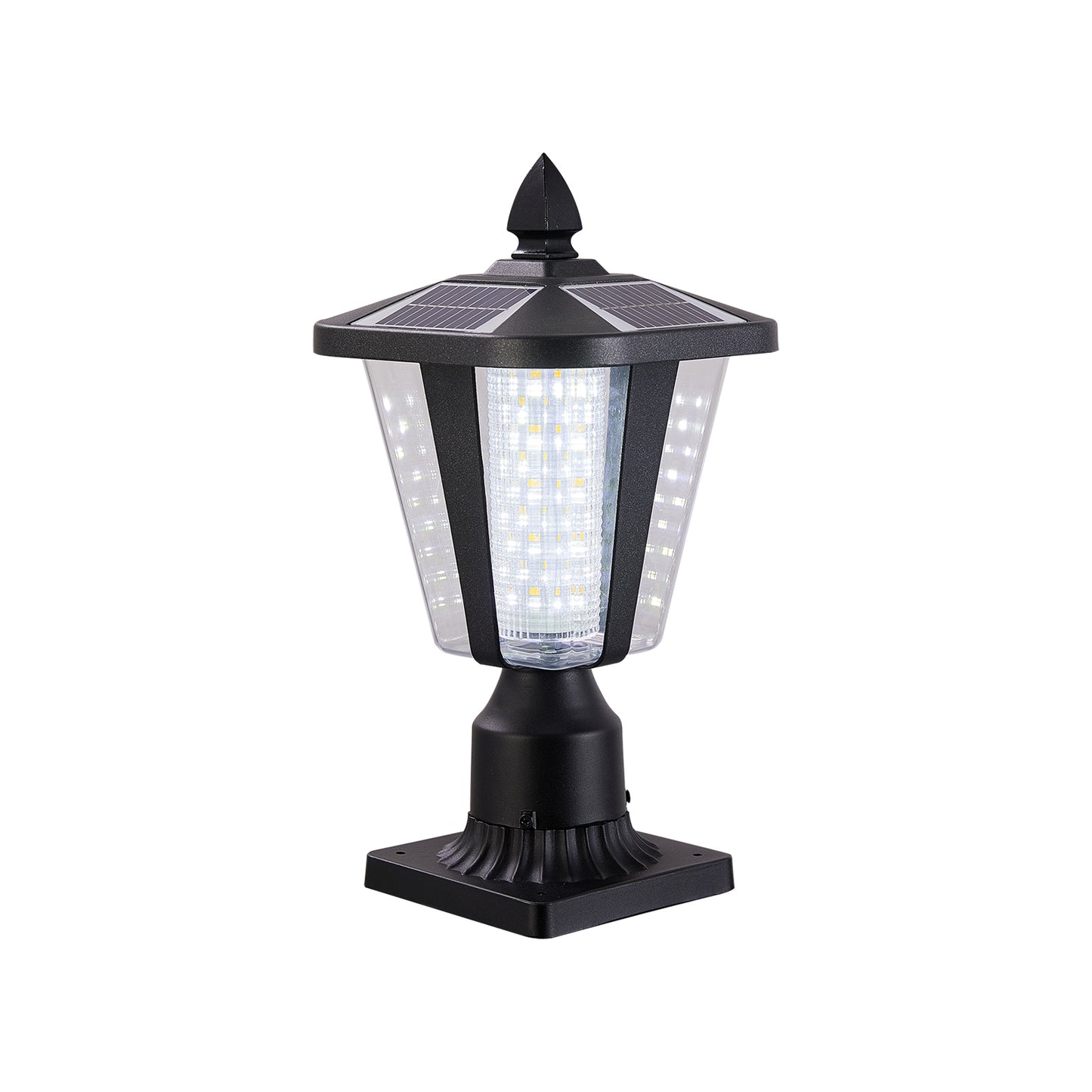 Solar Column Headlights With Dimmable LED1pack
