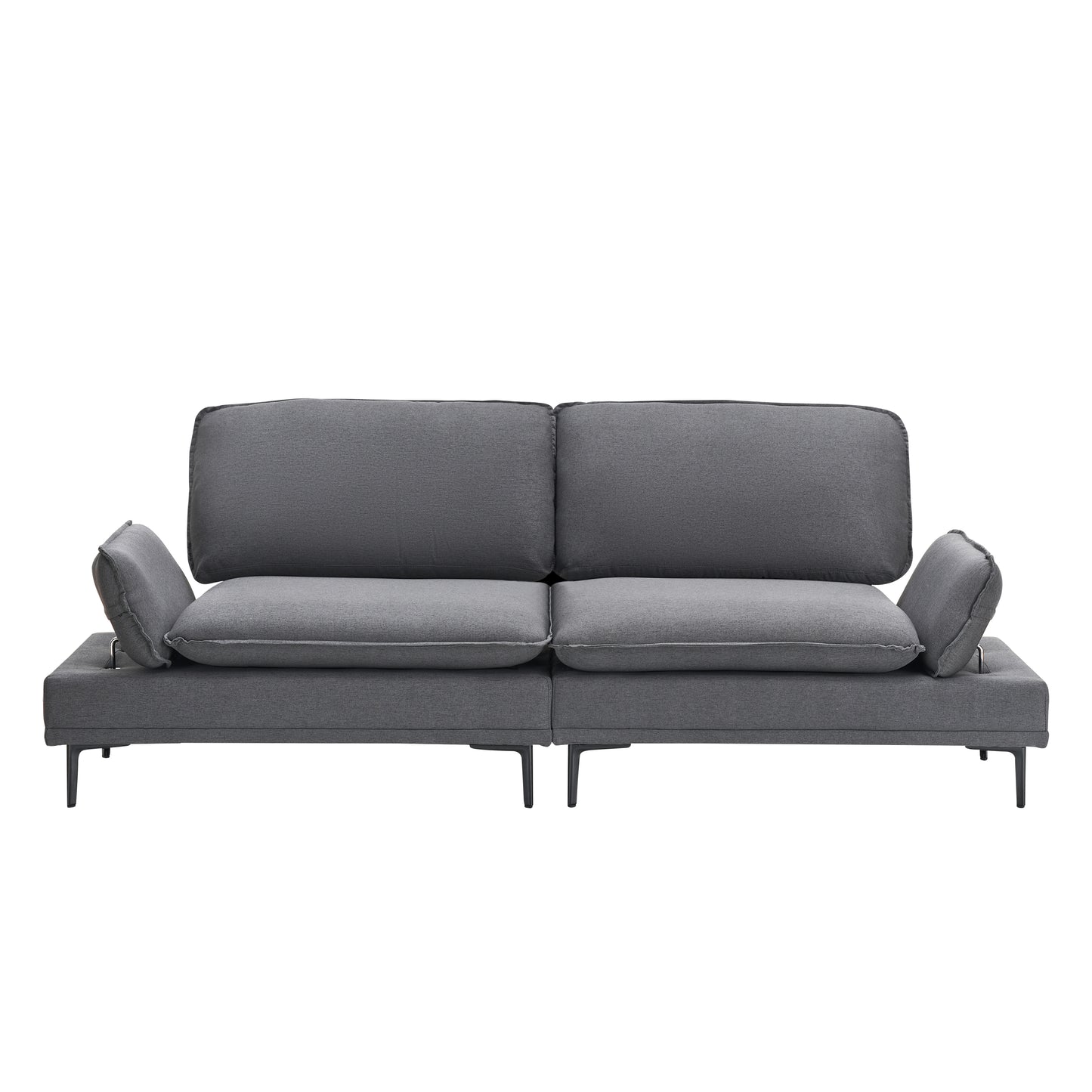 89 inches selected cotton linen in deep grey tones, specially woven for offices, apartments and living rooms. Elegant choice, easily light up your living space.