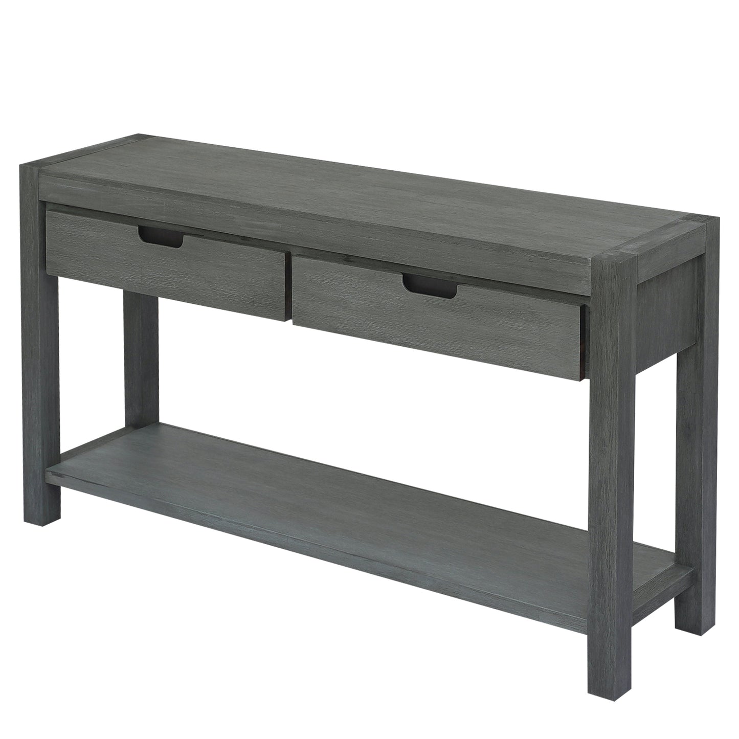 Console Table Entryway Table for Hallway Living Room with 2 Drawers and 1 Shelf