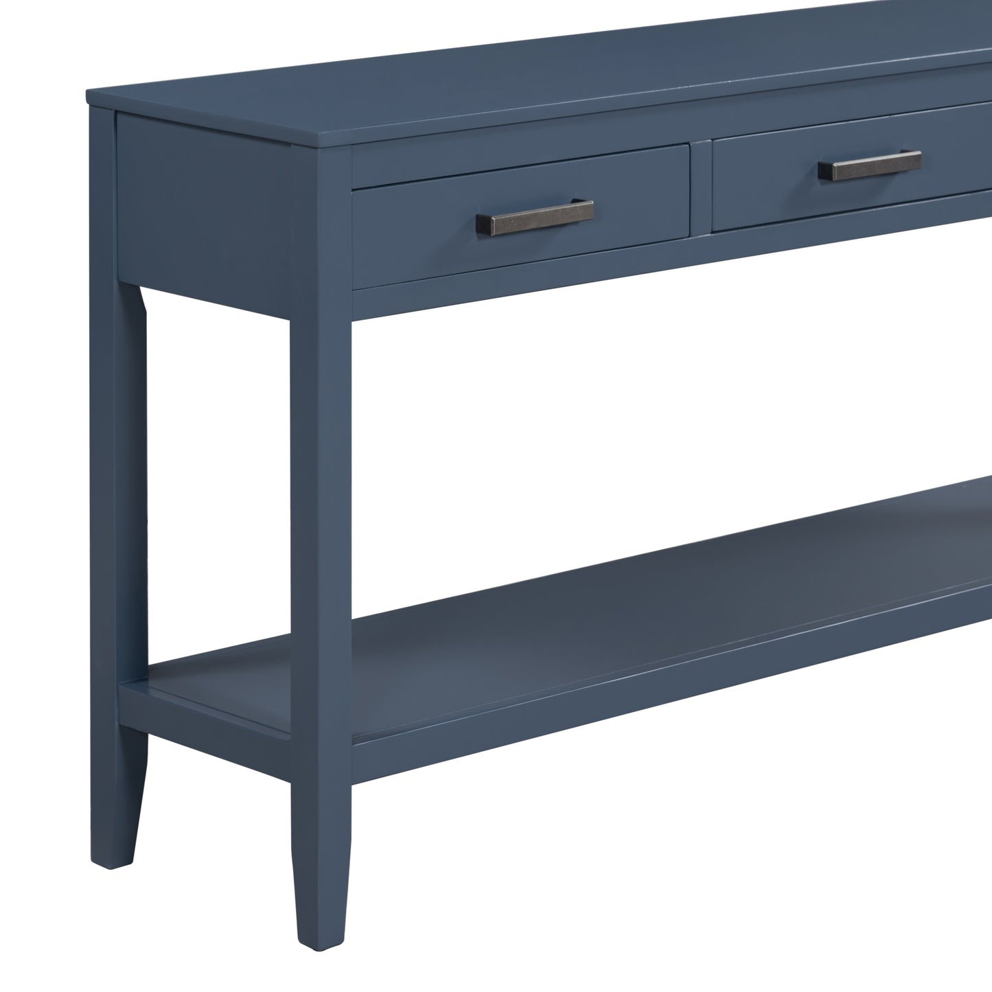 Contemporary 3-Drawer Console Table with 1 Shelf, Entrance Table for Entryway, Hallway, Living Room, Foyer, Corridor