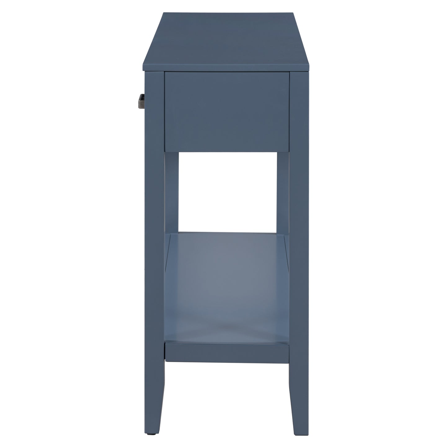 Contemporary 3-Drawer Console Table with 1 Shelf, Entrance Table for Entryway, Hallway, Living Room, Foyer, Corridor