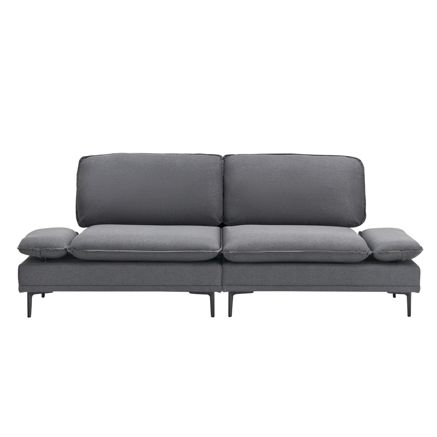 89 inches selected cotton linen in deep grey tones, specially woven for offices, apartments and living rooms. Elegant choice, easily light up your living space.