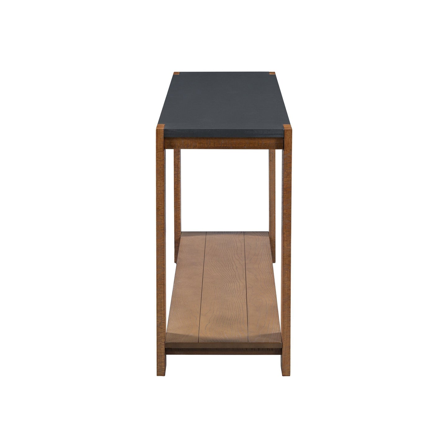 Distinctive Features of a Minimalist Console Table with Bottom Shelf and Four Legs, Suitable for Entryway, Hallway, Living Room, Foyer, Corridor