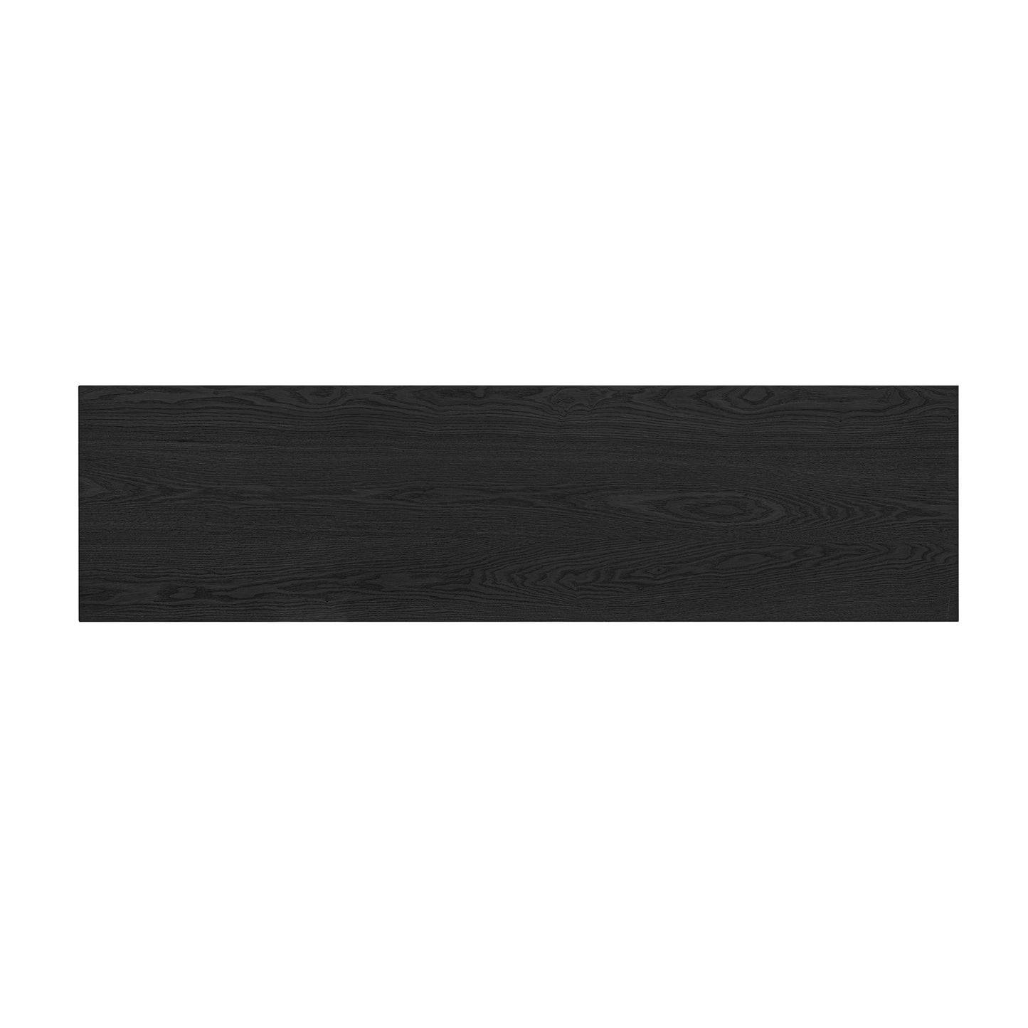 Uniquely Designed Console Table made of Fraxinus Mandschuric Solid Wood Veneer,with Distinctive Round Hollow Legs, Suitable for Foyer, Living Room, or Hallway.