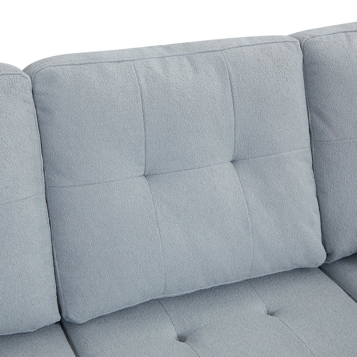 109.2''L-shaped Modular Sectional Sofa with Removable Back Cushions and 2 Pillows, Suitable for Living rooms, Offices, and Apartments