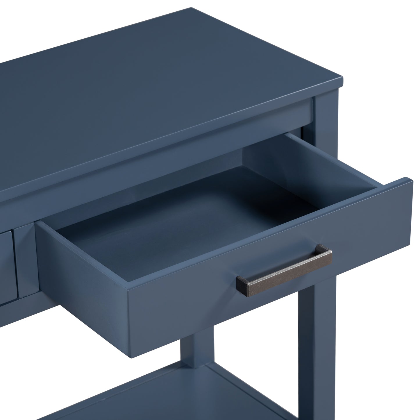 Contemporary 3-Drawer Console Table with 1 Shelf, Entrance Table for Entryway, Hallway, Living Room, Foyer, Corridor