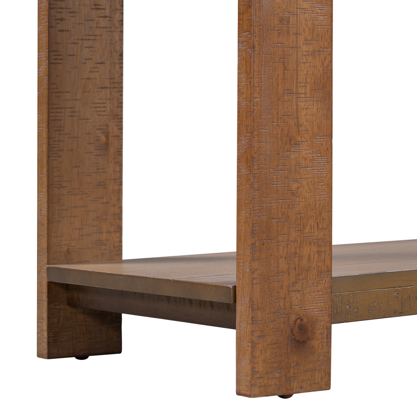 Distinctive Features of a Minimalist Console Table with Bottom Shelf and Four Legs, Suitable for Entryway, Hallway, Living Room, Foyer, Corridor