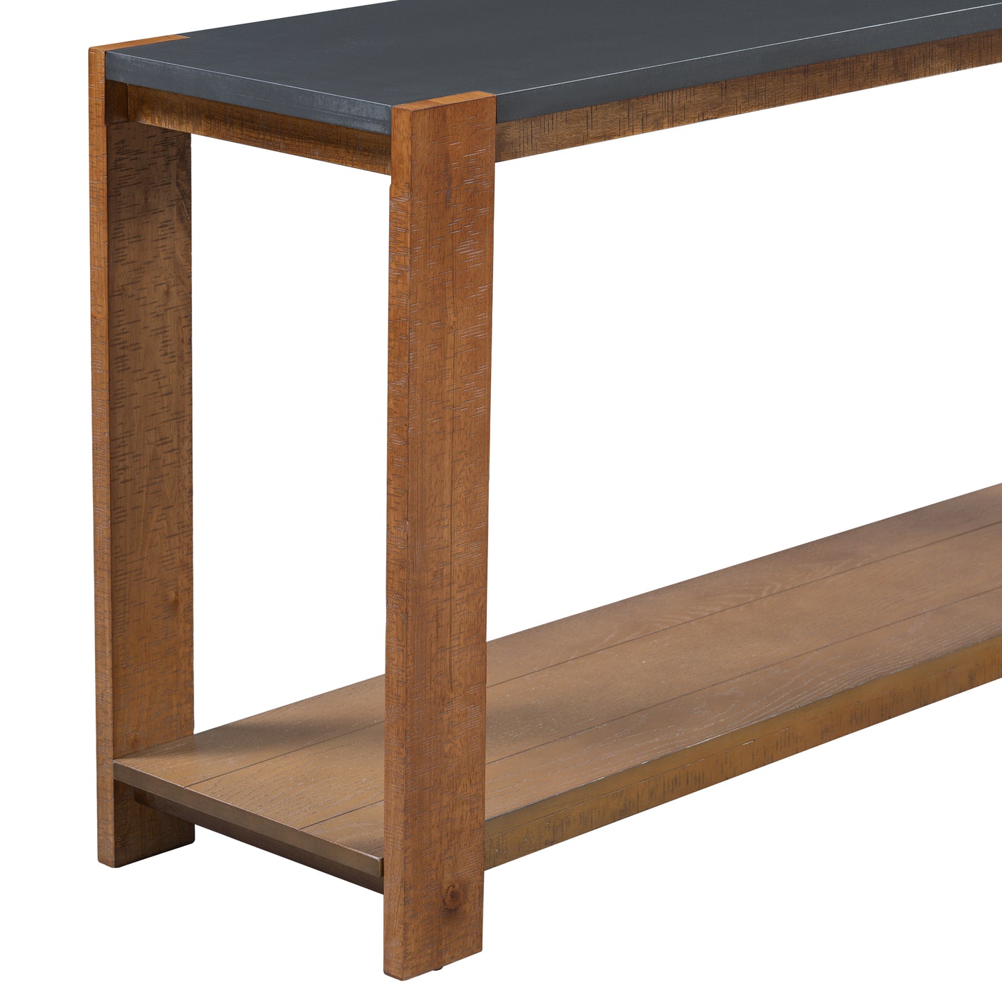 Distinctive Features of a Minimalist Console Table with Bottom Shelf and Four Legs, Suitable for Entryway, Hallway, Living Room, Foyer, Corridor