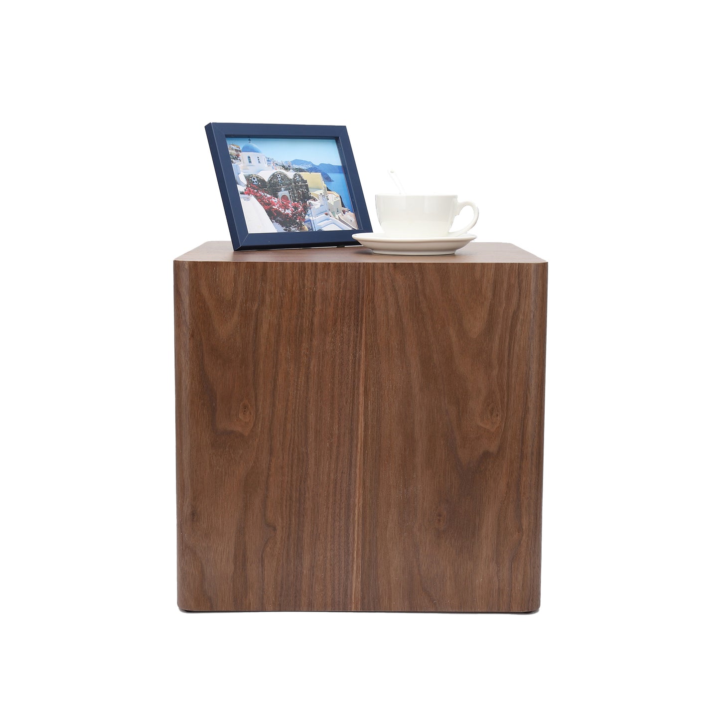 MDF Nesting table/side table/coffee table/end table for living room,office,bedroom Walnut,set of 2