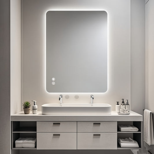 Wall Mirror 24"x36" for bedroom, bathroom or entryway décor