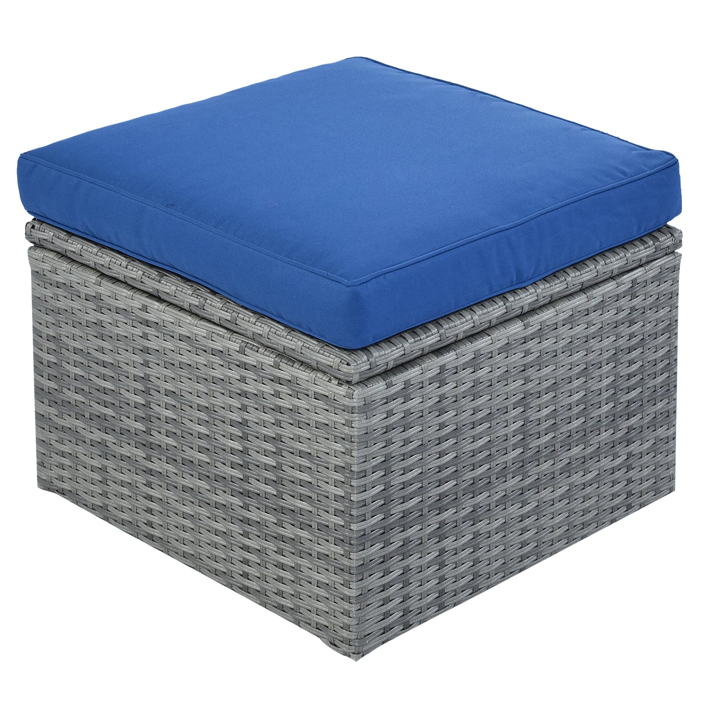 Outdoor Patio Furniture Set Daybed Sunbed with Retractable Canopy Conversation Set Wicker Furniture