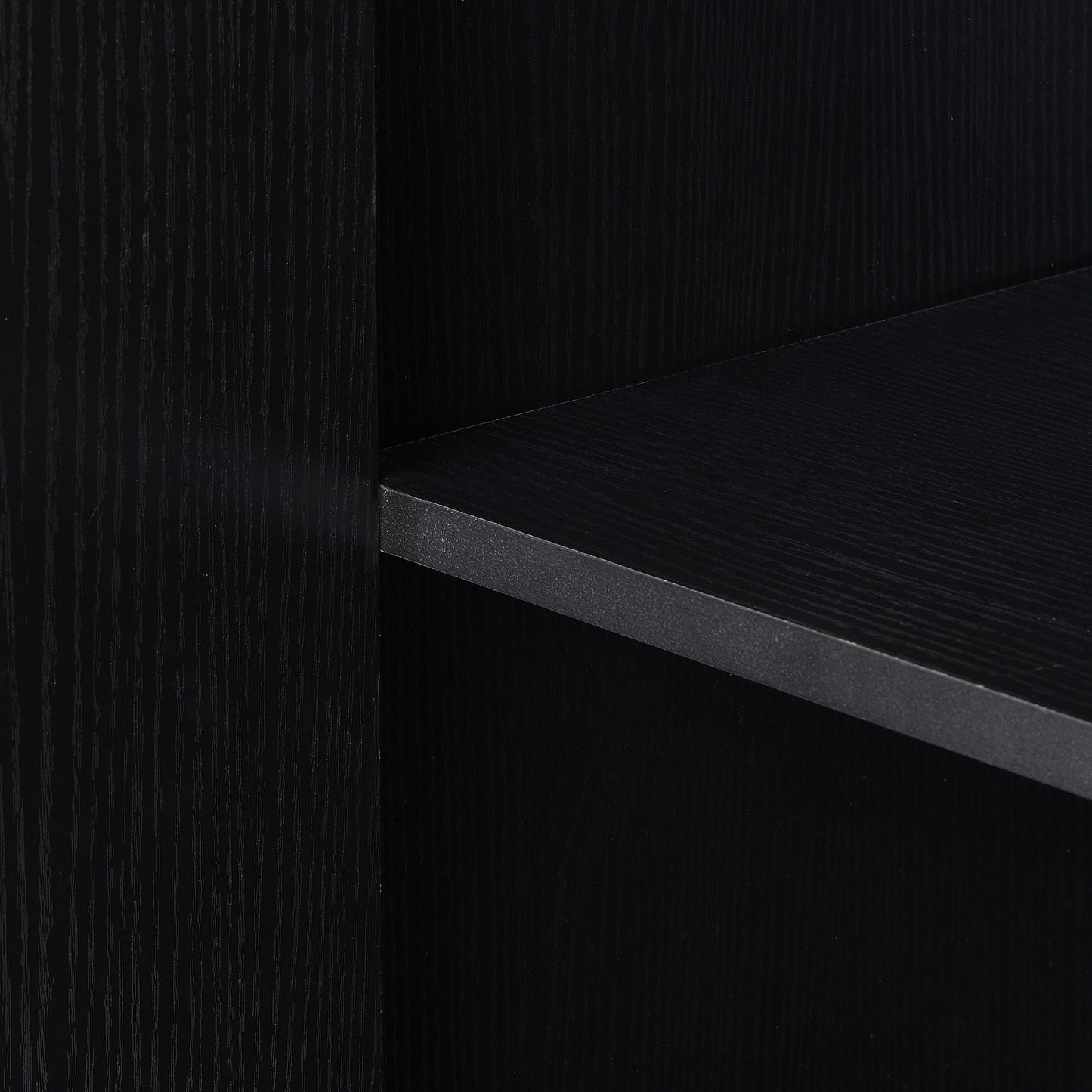 Distinctive Features of Four-Door Sideboard with Metal and Cross-Leg Design,Suitable for Living Rooms,Entrance and Study