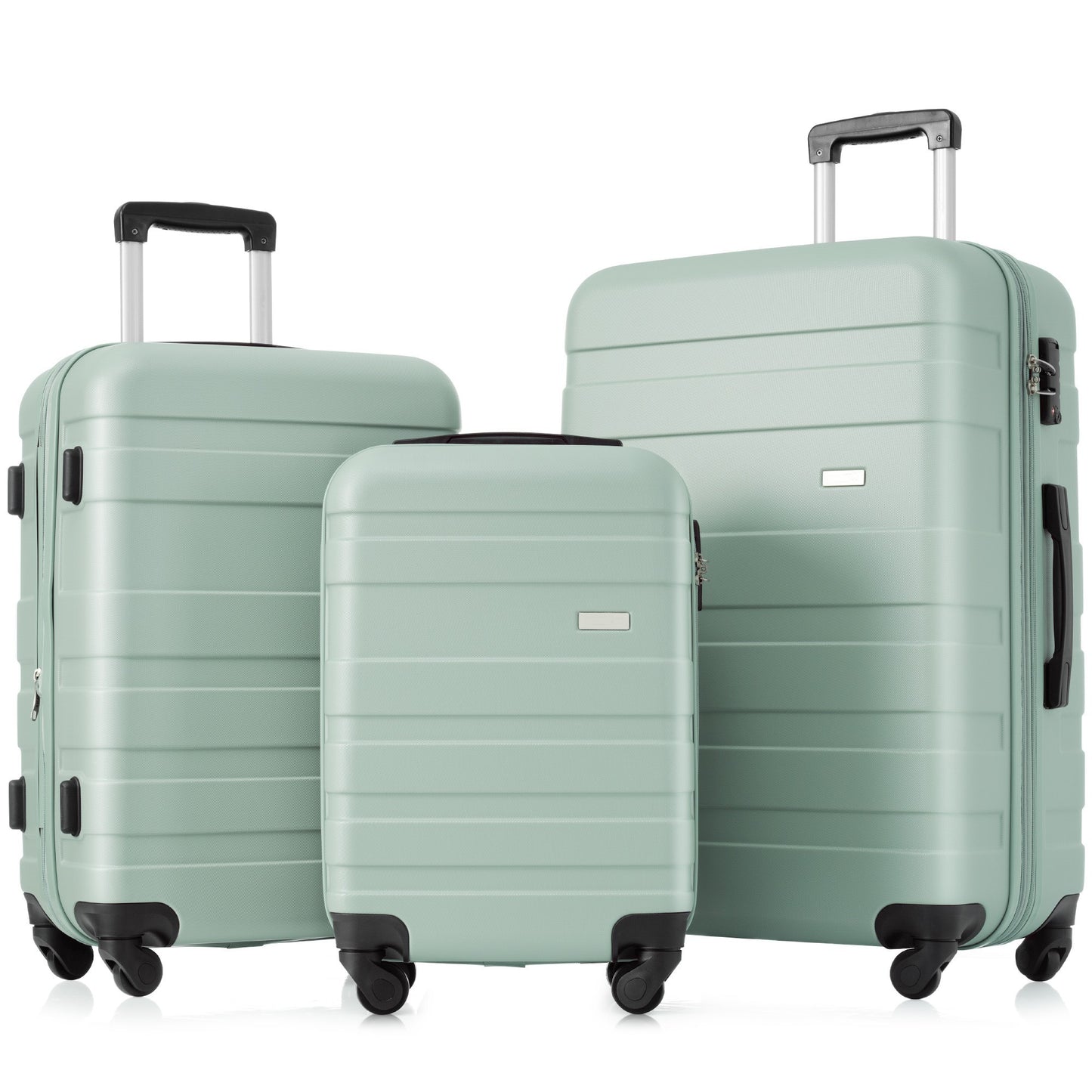 Luggage Sets New Model ABS Hardshell 3pcs Clearance Hardside Lightweight Durable Suit