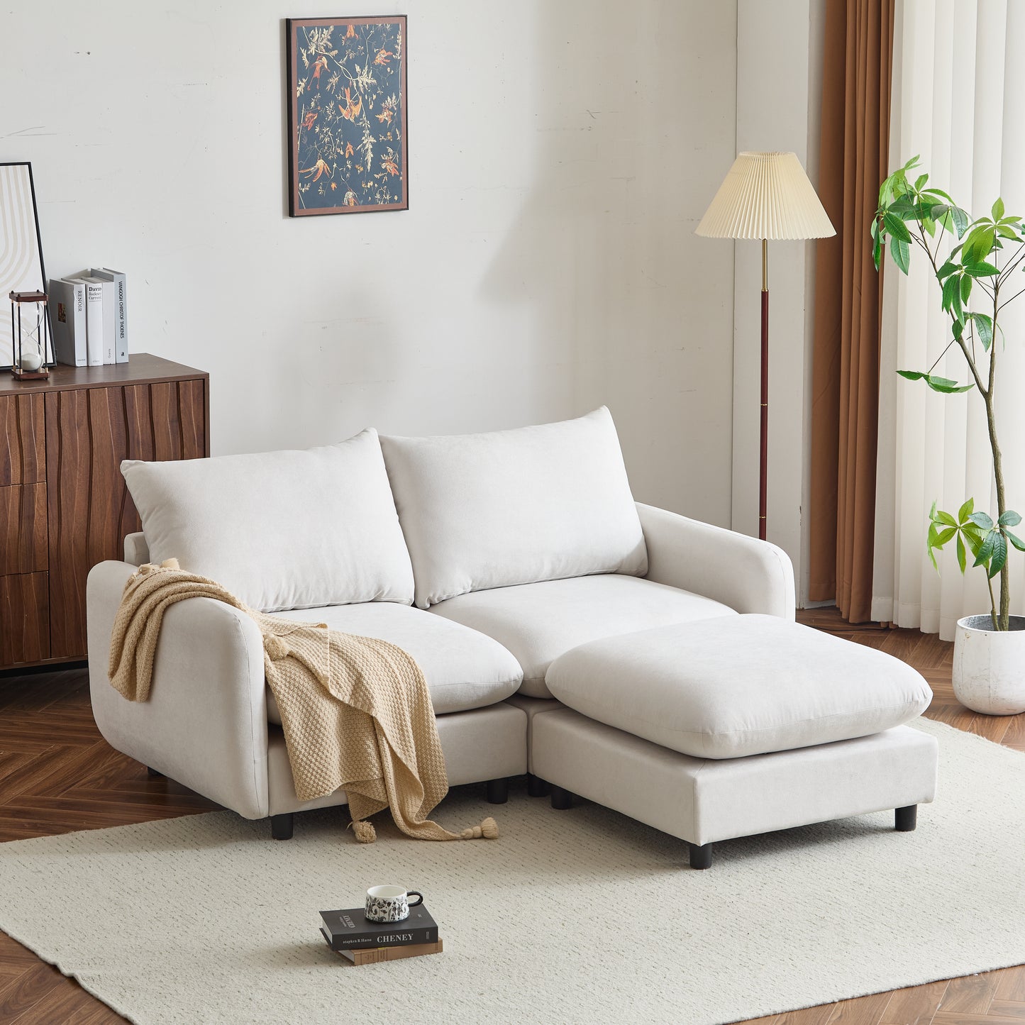 Modular Sectional Sofa Couch – Modern Upholstered Convertible Sofa with Flexible Configurations for Living Room Seating