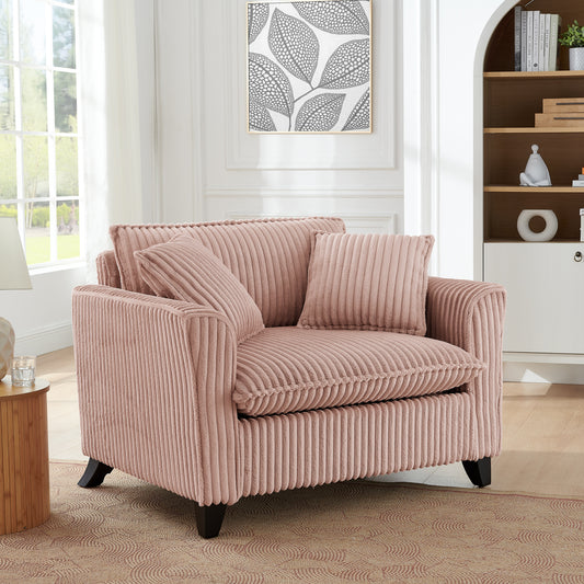Lounge Chair Multiple Color Options Foam Tufted with Backrest and Sleeper Function for Living Room or Lounge
