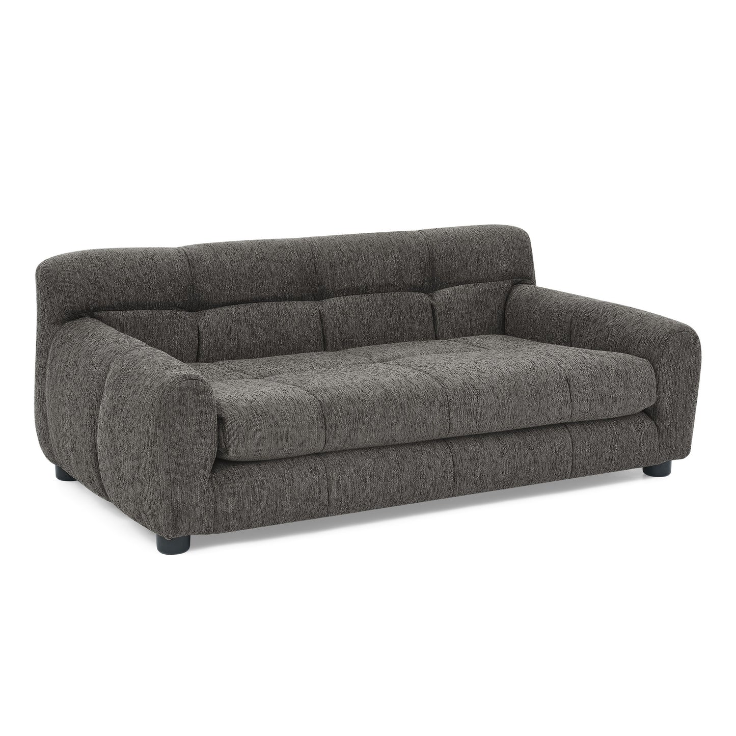 Modern Pet Sofa with Backrest and Armrests, Linen Fabric for Dogs