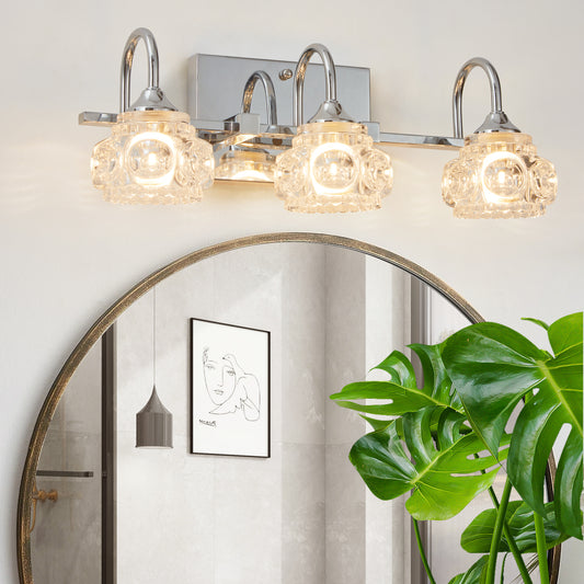 Vanity Light Iron Nickel Vintage 3-light for Bathroom and Va for home use
