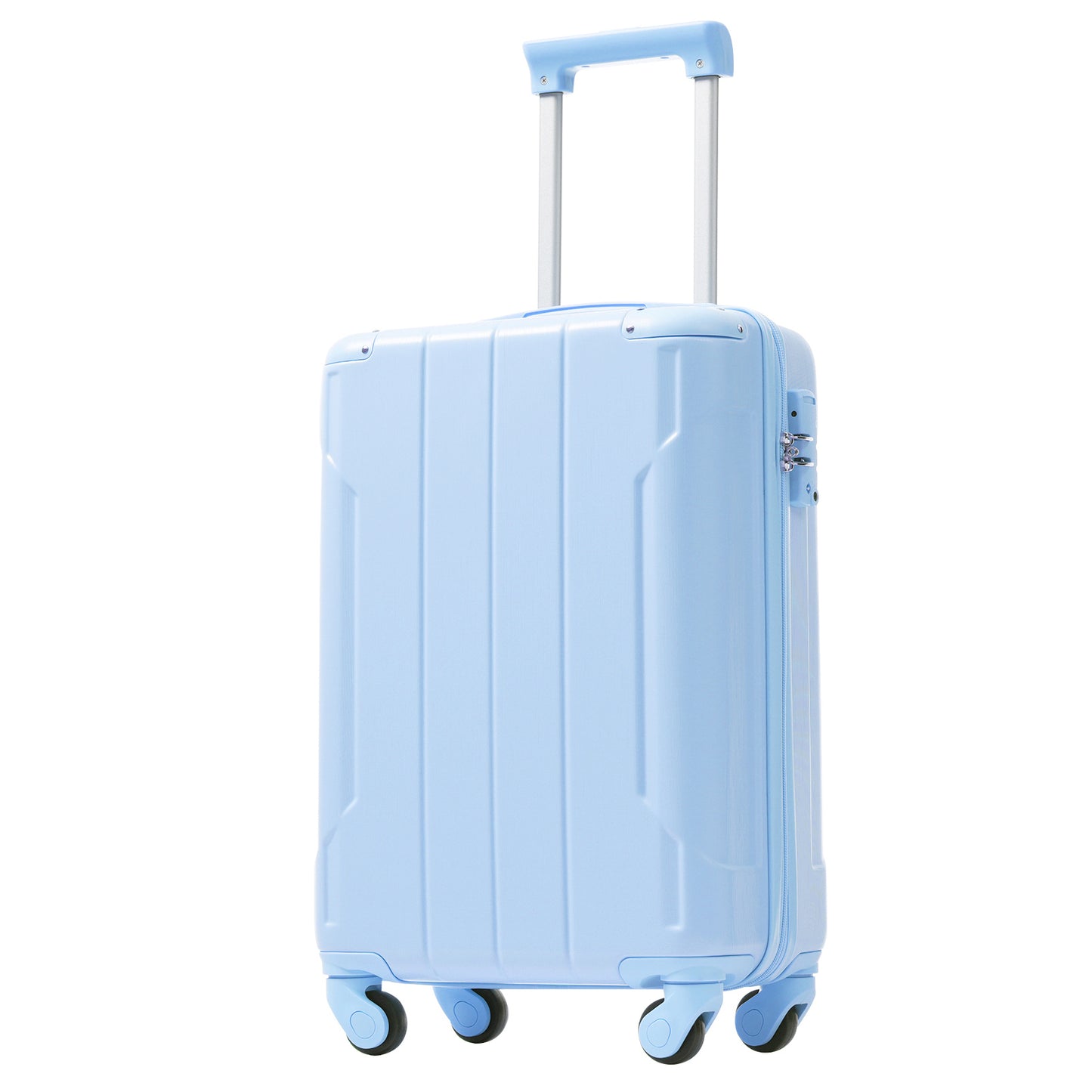 Hardshell Luggage, Lightweight Durable ABS Suitcase with Double Spinner Wheels, TSA Lock,