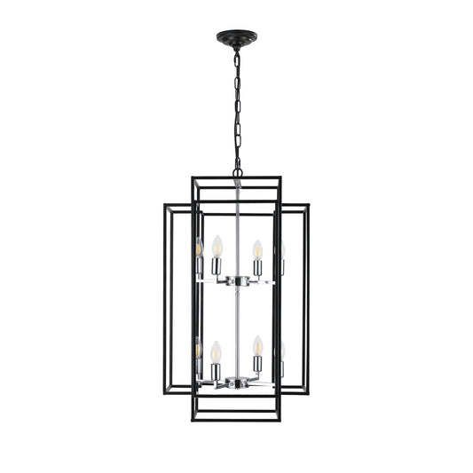 Light Fixture Iron Chrome for Dining Room and Kitchen Island for home use