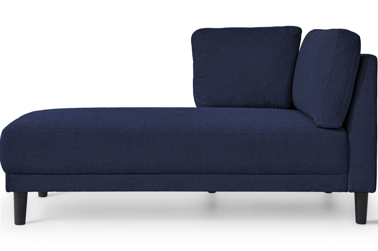 65" Mid-Century Modern Fabric Corner Lounge Chair, Upholstered Indoor Chaise Lounge for Bedroom,Office,Small Living Room & Apartment