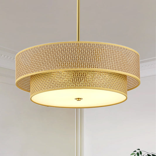 Chandelier Ceiling Light with Iron Gold Finish Modern Style for Dining Room or Kitchen Island