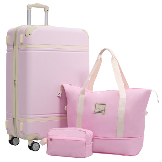 ABS Hardshell Luggage Set with TSA Lock, Spinner Wheels, Available in 28" and 24" sizes