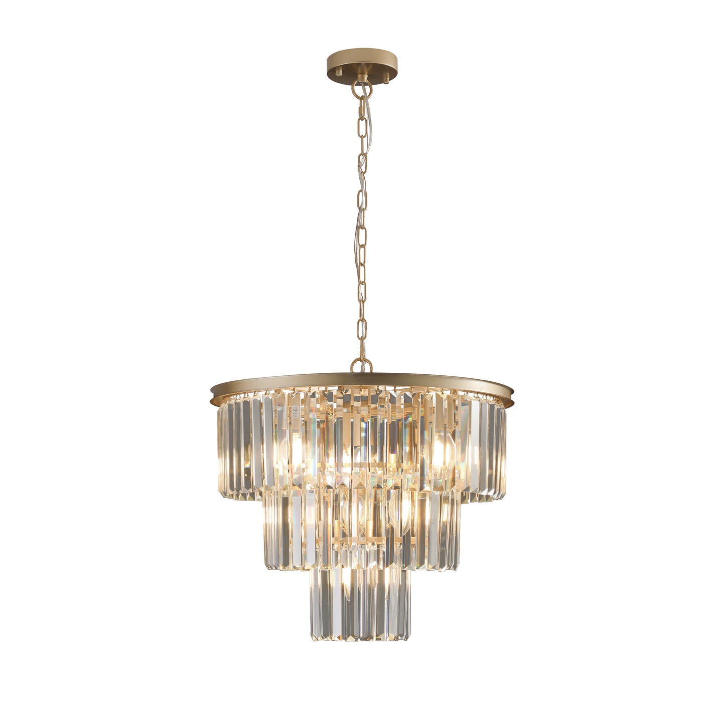 Gold Luxury Crystal Chandelier Modern Chandeliers Lights (No Bulbs)