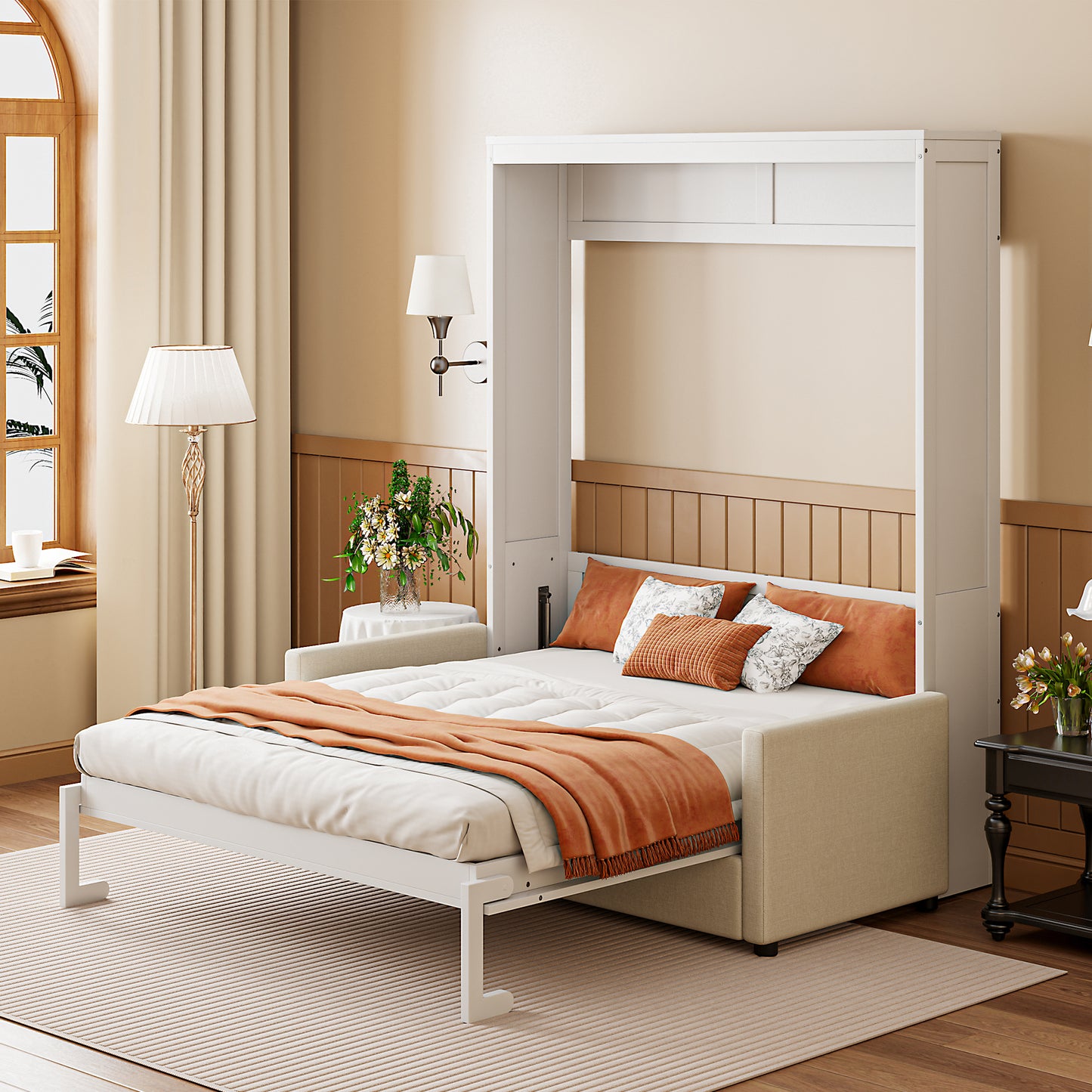 Murphy Bed Wall Bed with Cushion