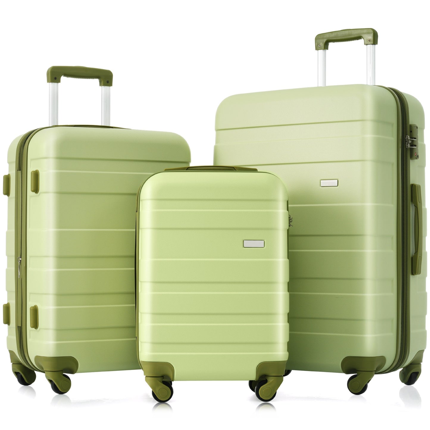 Luggage Sets New Model ABS Hardshell 3pcs Clearance Hardside Lightweight Durable Suit