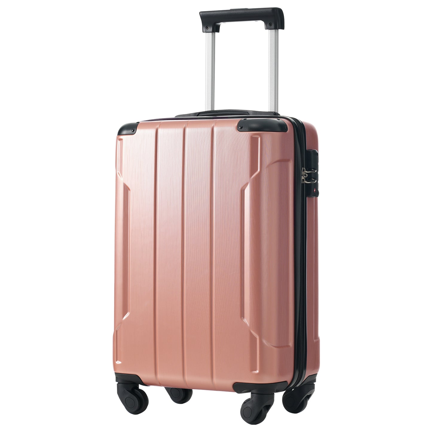 Hardshell Luggage, Lightweight Durable ABS Suitcase with Double Spinner Wheels, TSA Lock,