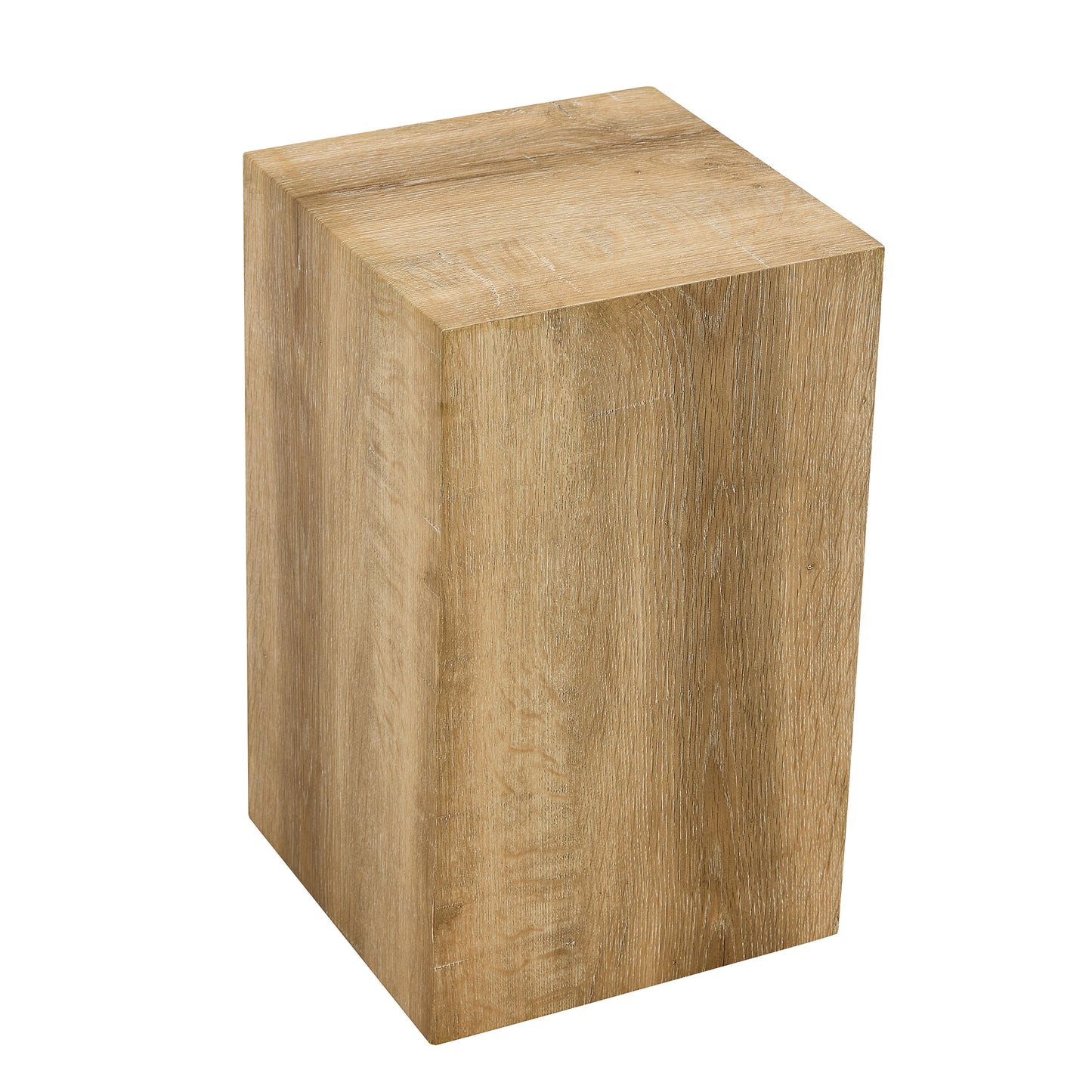 Modern MDF Accent Table – 12"x12"x20" Compact Coffee Table, Luxury Living Room Side Table