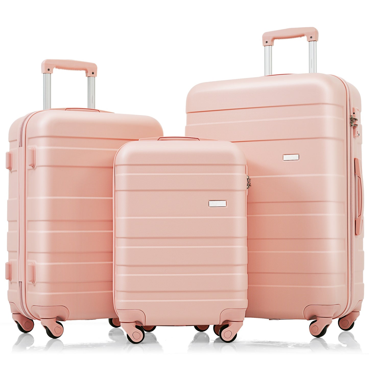 Luggage Sets New Model ABS Hardshell 3pcs Clearance Hardside Lightweight Durable Suit