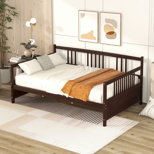 Daybed, Full Size, Solid Wood with Support Legs for Bedroom or Living Room