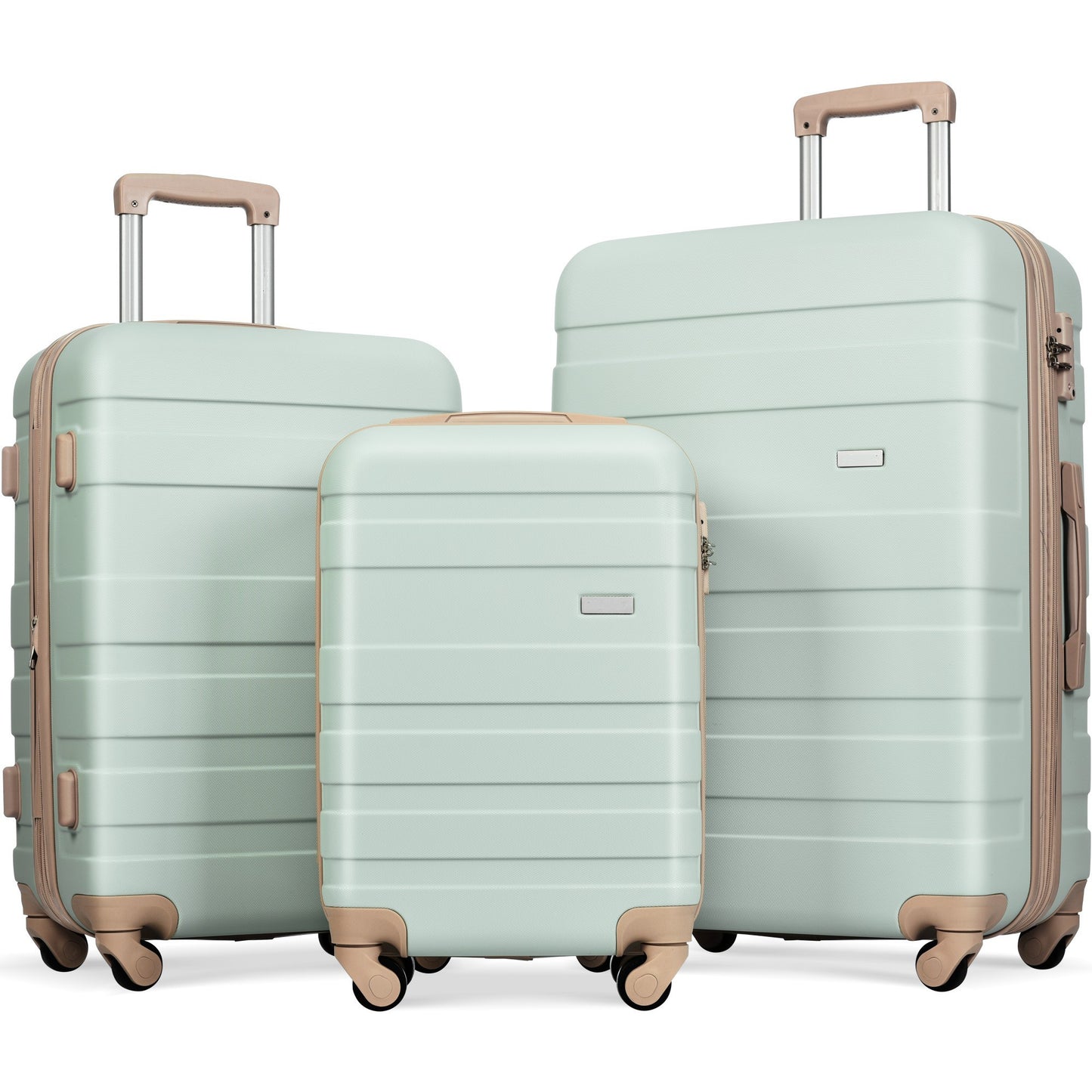 Luggage Sets New Model ABS Hardshell 3pcs Clearance Hardside Lightweight Durable Suit