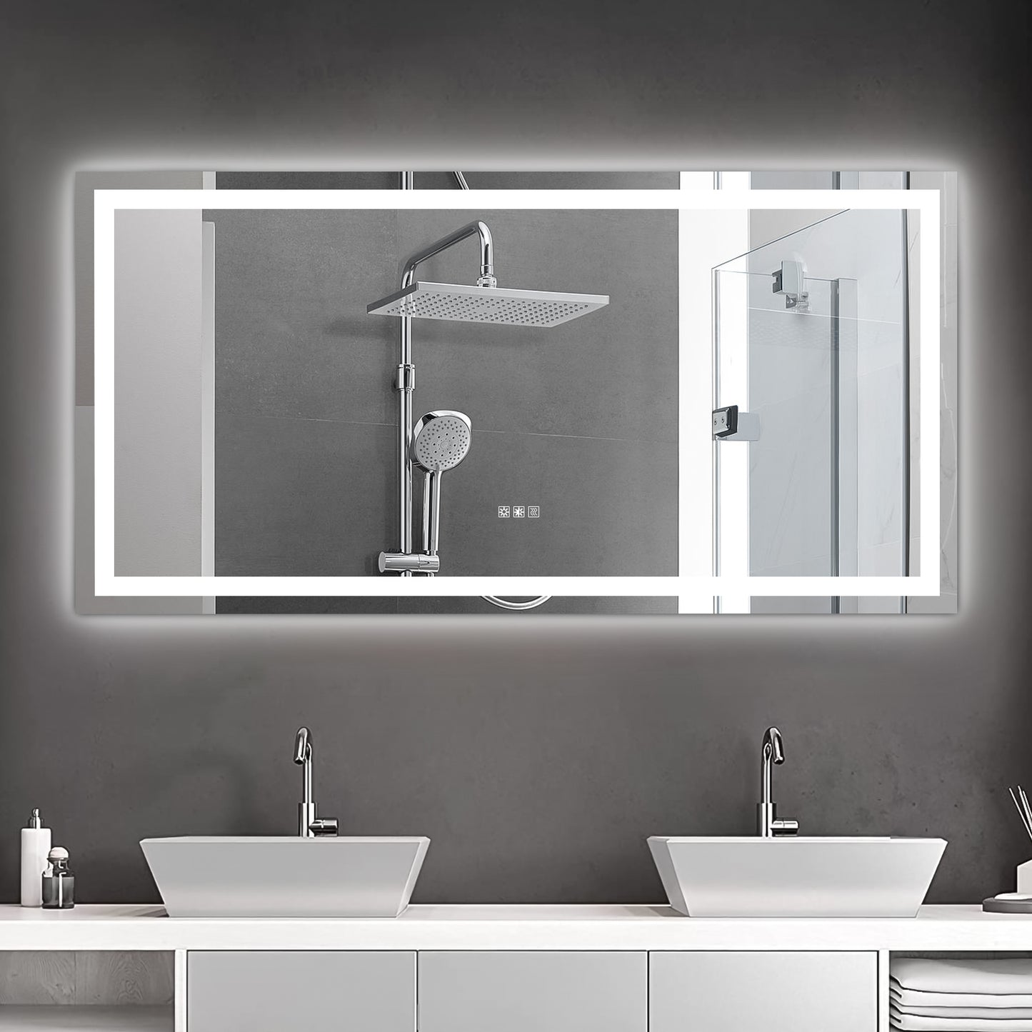 (Same as W134070942/L4004) 72"×36" LED Mirror Light Bathroom,anti-Fog & Dimming Led Bathroom Vanity Mirror