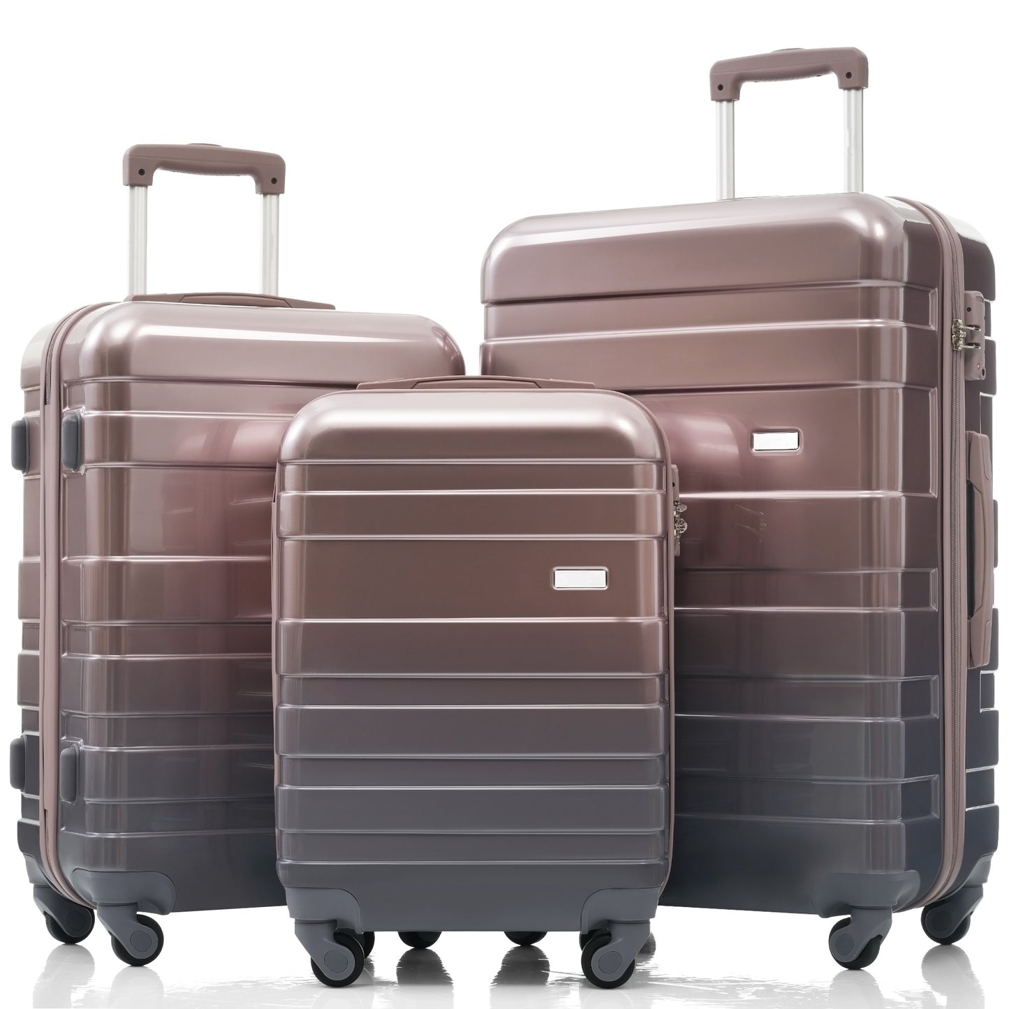 Luggage Sets New Model ABS Hardshell 3pcs Clearance Hardside Lightweight Durable Suit