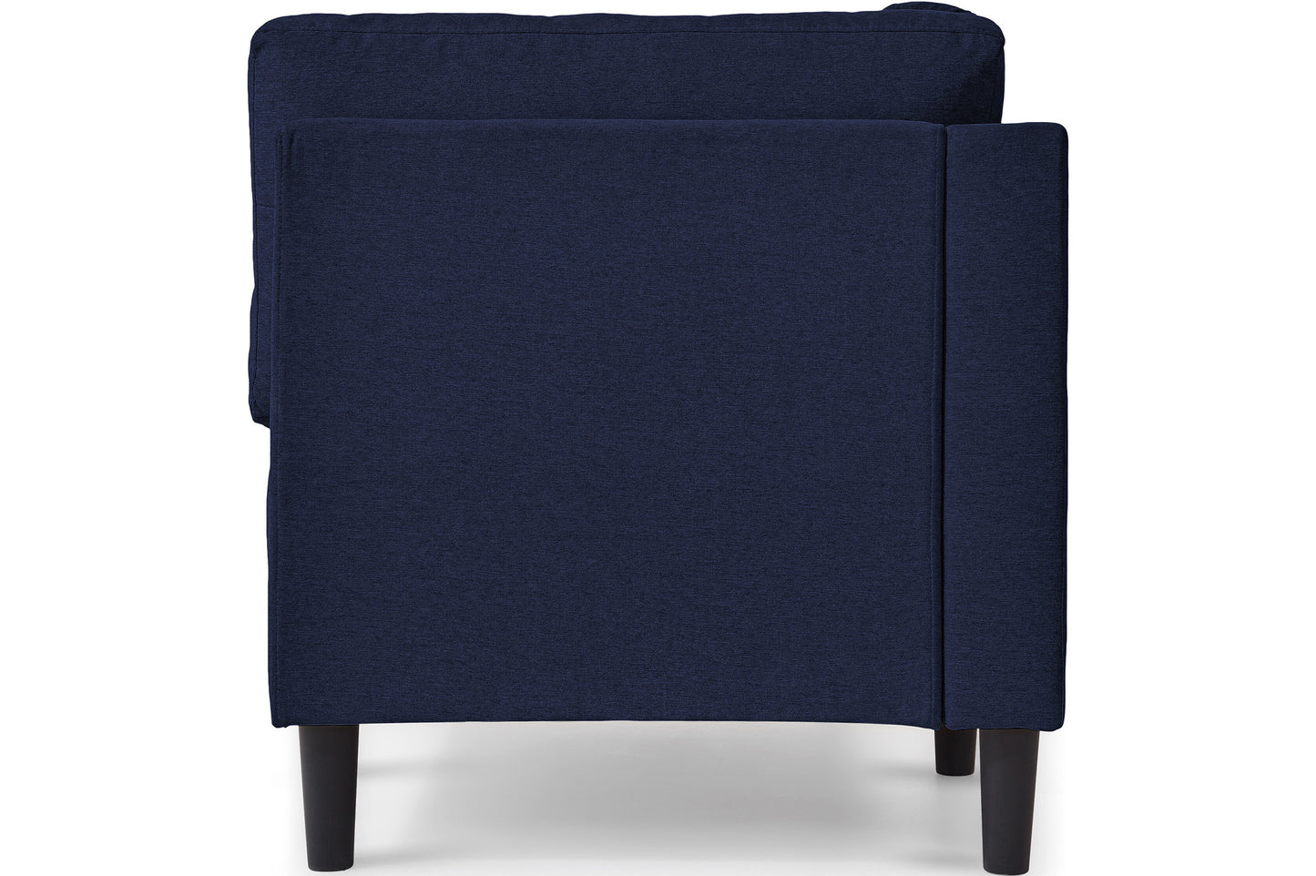 65" Mid-Century Modern Fabric Corner Lounge Chair, Upholstered Indoor Chaise Lounge for Bedroom,Office,Small Living Room & Apartment