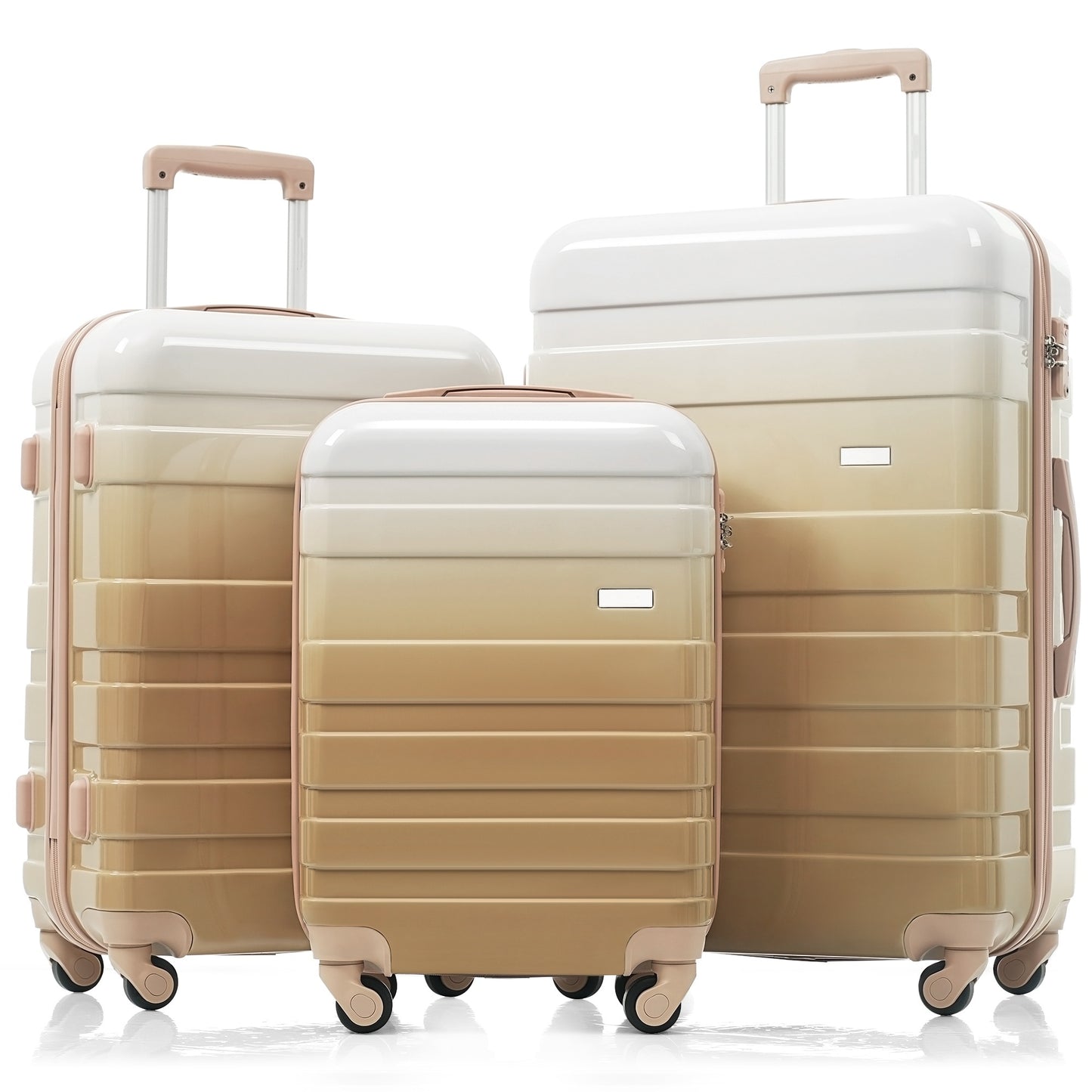 Luggage Sets New Model ABS Hardshell 3pcs Clearance Hardside Lightweight Durable Suit