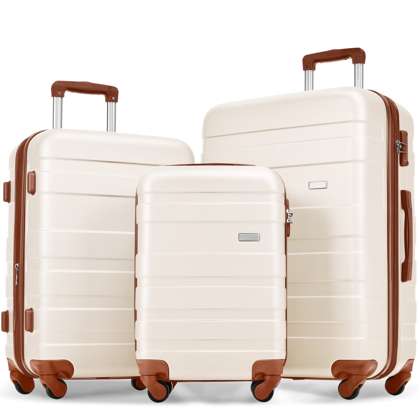 Luggage Sets New Model ABS Hardshell 3pcs Clearance Hardside Lightweight Durable Suit