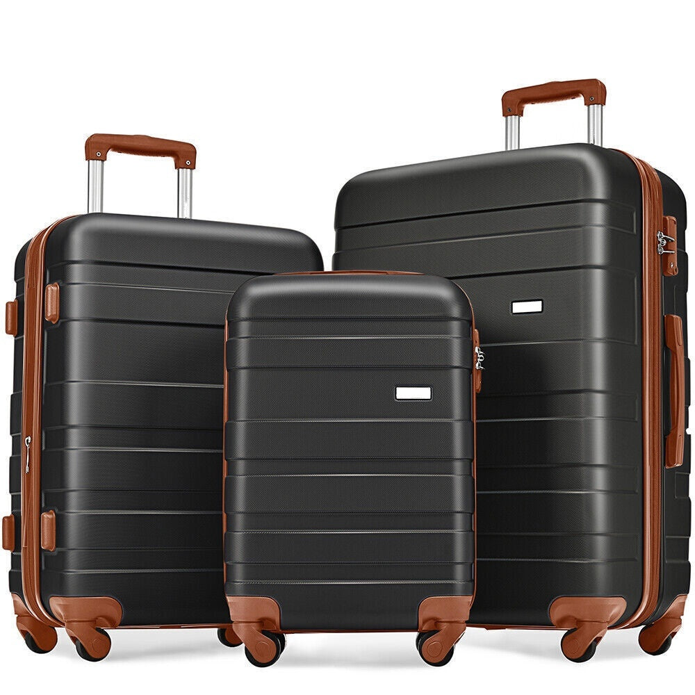 Luggage Sets New Model ABS Hardshell 3pcs Clearance Hardside Lightweight Durable Suit