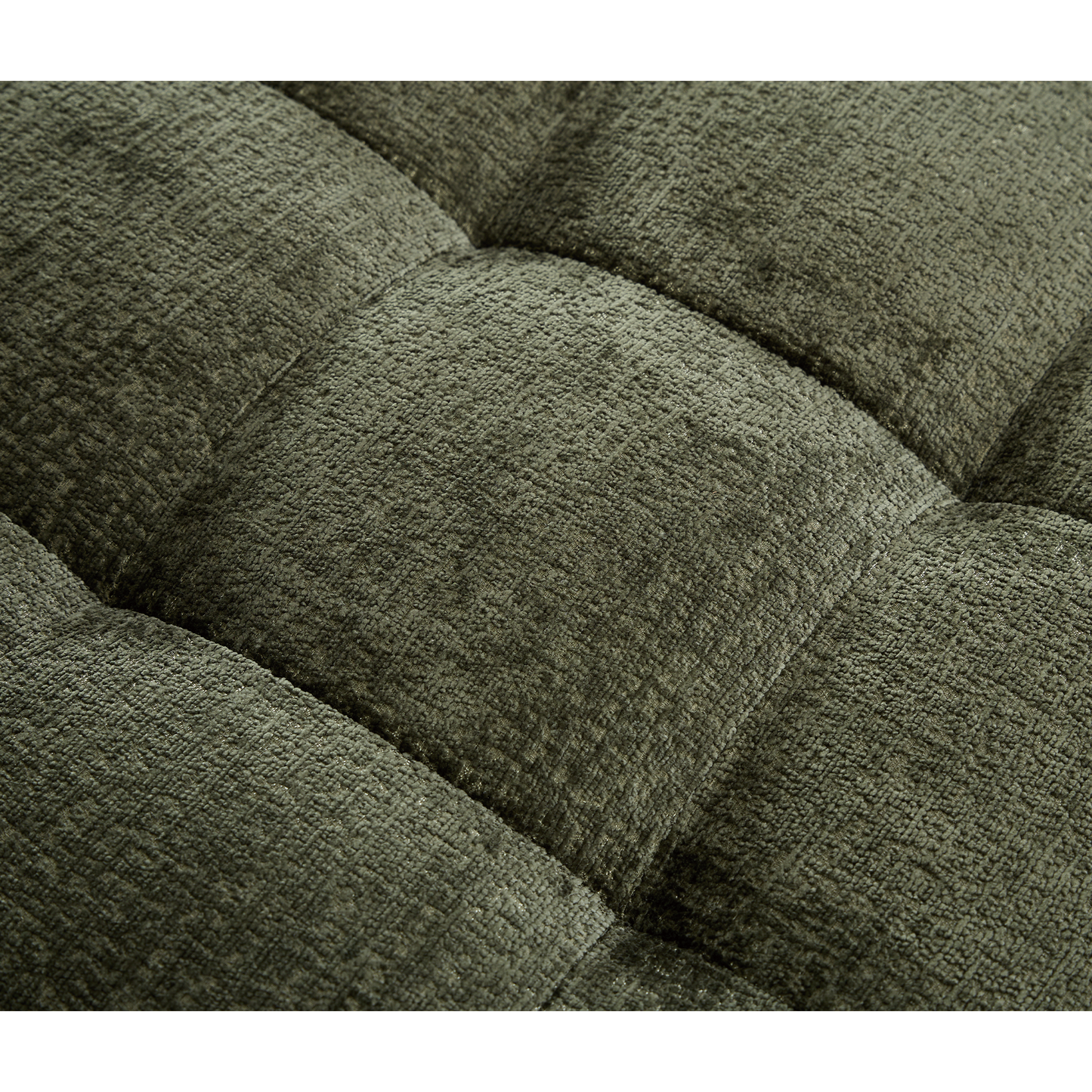 Modular Sectional Couch with Storage Ottoman, U Shaped Sofa, Storage Ottoman,Minimalist ,Convertible Modular Sofa,Chenille ,Upholstered,6 Seat,Living Room,   Green