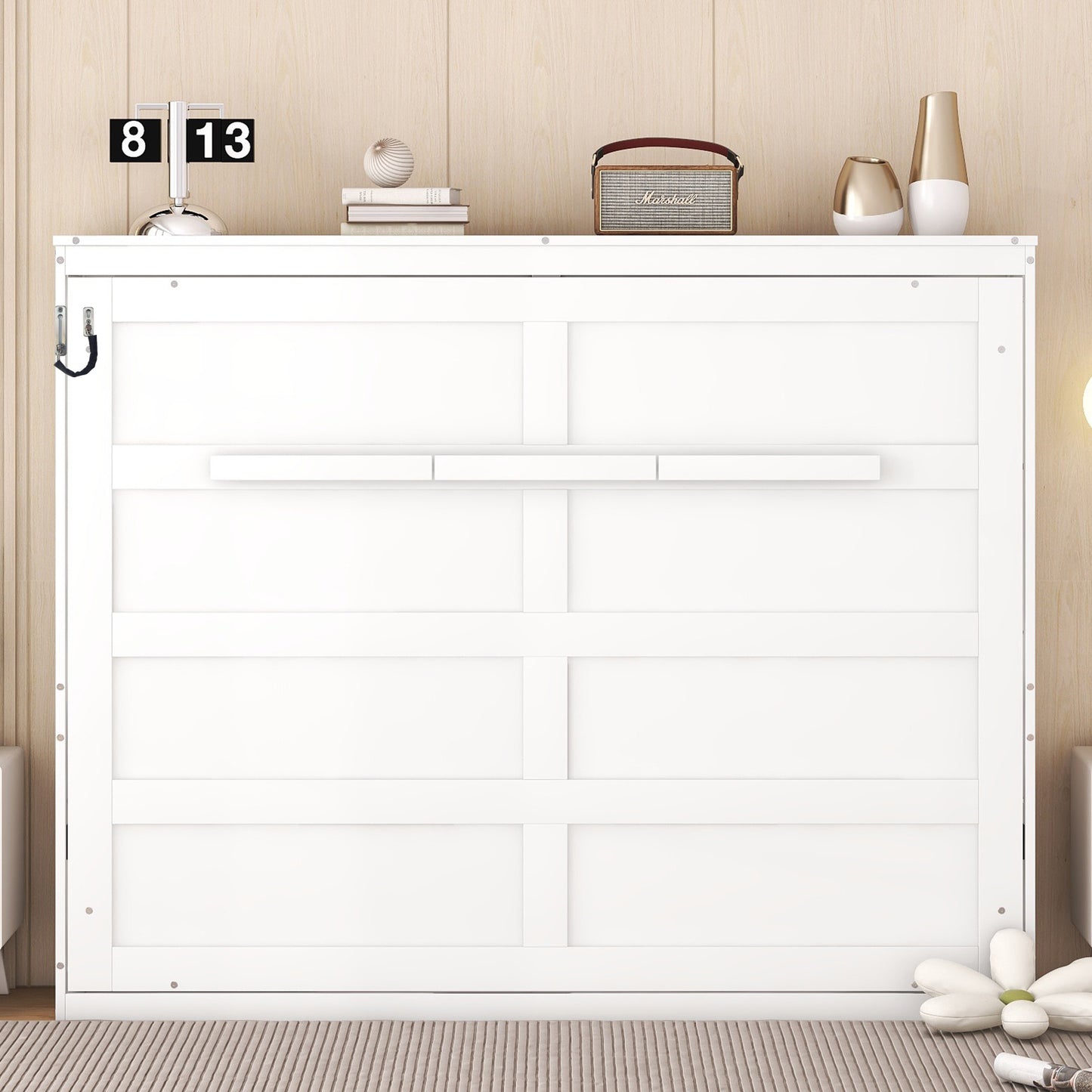 WHITE Murphy Bed Wall Bed
