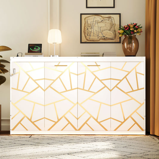 Murphy Wall Bed, Twin Size, Solid Wood and MDF with USB and Outlet Feature and LED/Light Feature for Bedroom or Home Office