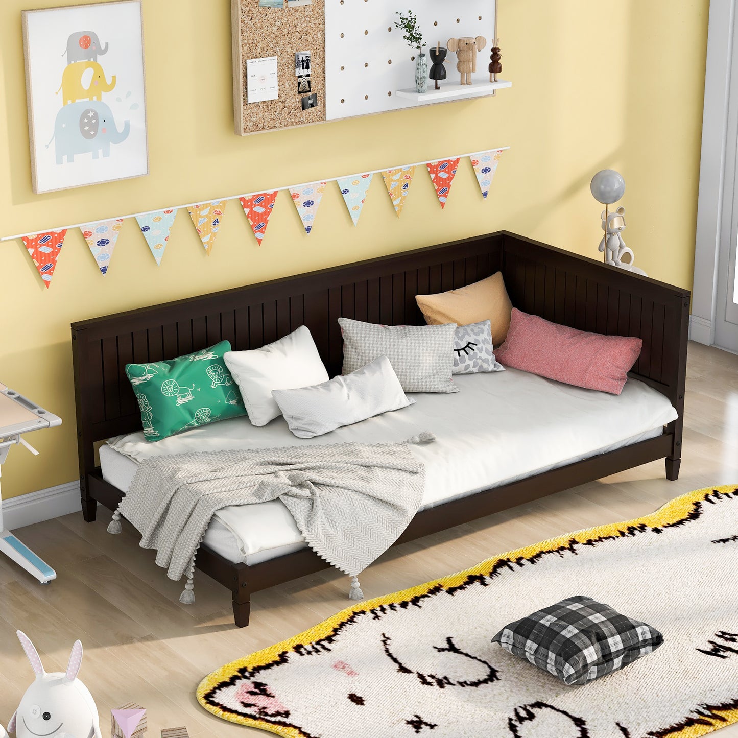 Twin Size Wood Daybed/Sofa Bed