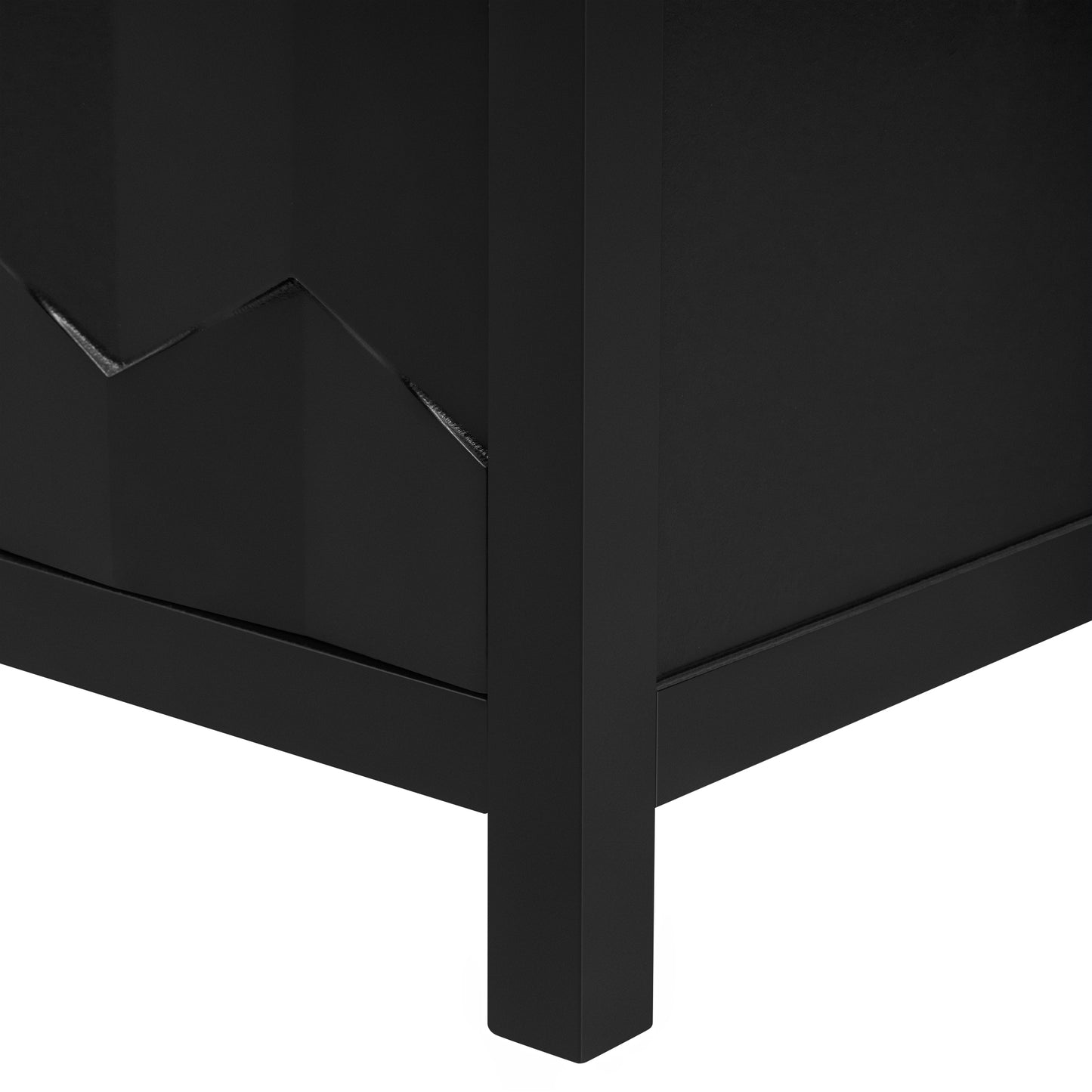 Luxurious Four-Door Sideboard with Honeycomb Patterned Doors, Offering Ample Storage for Study,Entrance and Living Room