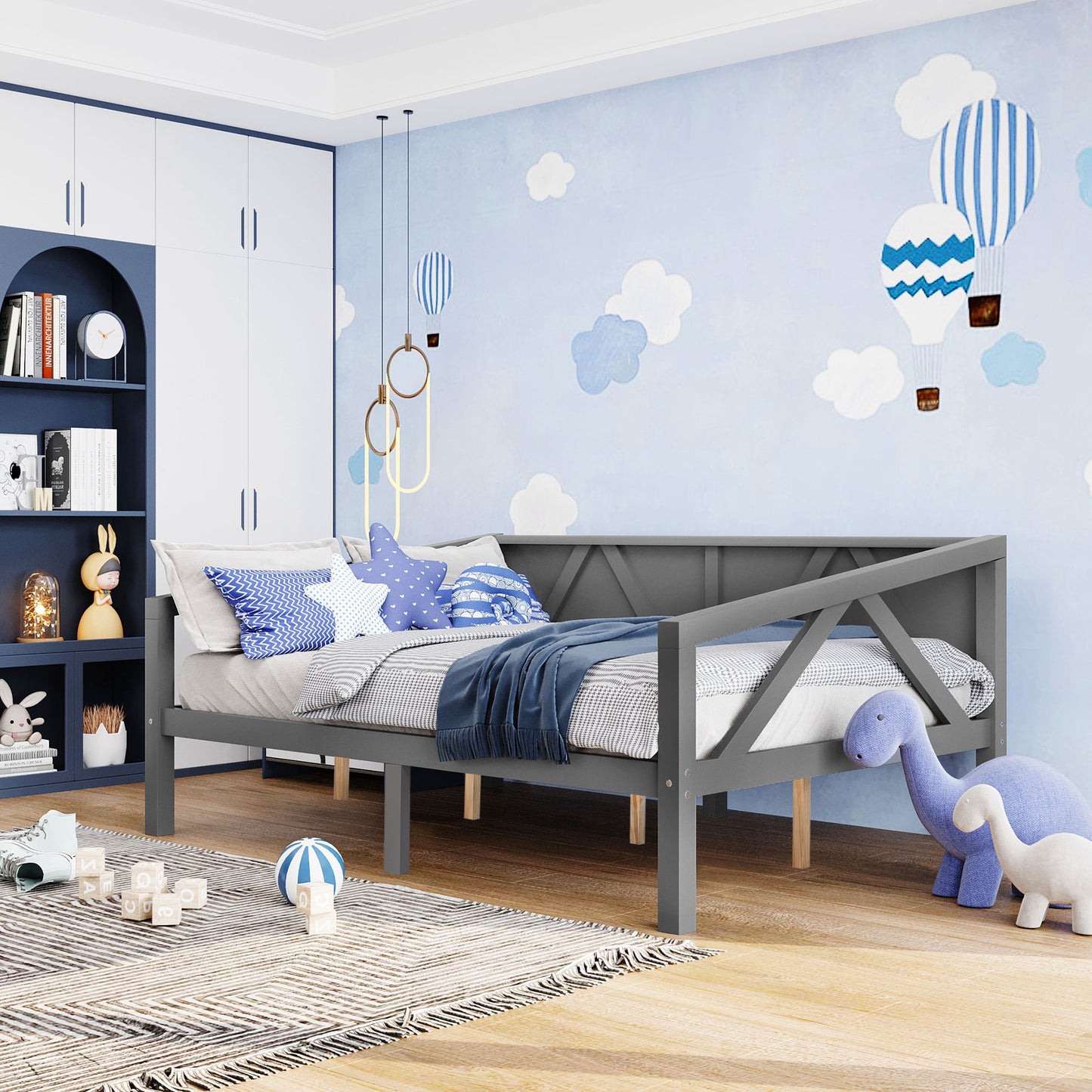 Modern Full size Wooden Daybed