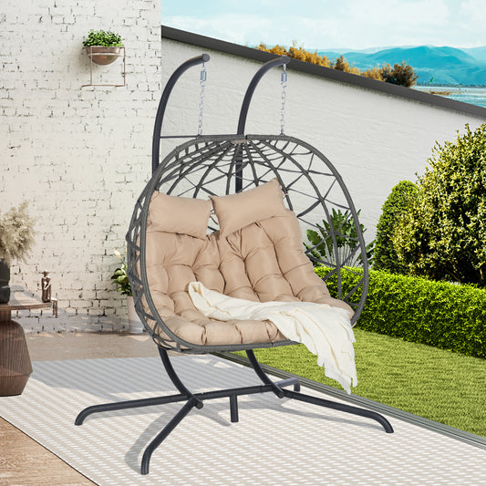 Planter 7.48-Inch Rattan and Metal Khaki for Indoor, Outdoor or Decorative Plant Display