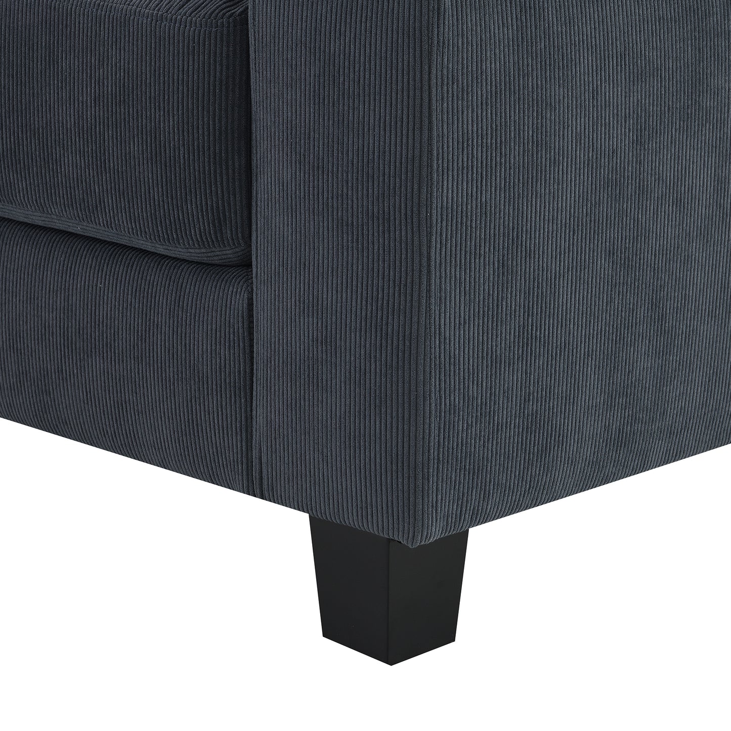 133*65" Corduroy Modular Sectional Sofa,U Shaped Couch with Armrest Bags,6 Seat Freely Combinable Sofa Bed,Comfortable and Spacious Indoor Furniture for Living Room, 2 Colors